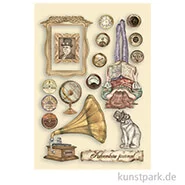 Artikelbild des Artikels “Stamperia Wooden Shapes - Lady Vagabond Lifestyle Cat, DIN A5 “