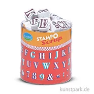 Artikelbild des Artikels “STAMPO Scrap Stempel & Farbe, 54er Set - Alphabet 1 “