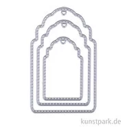 Artikelbild des Artikels “Stanzschablonen Anhänger Steppnaht, 3,2-5,3 cm x 5,1-8,5 cm, 3er Set “