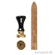 Artikelbild des Artikels “Starterset - Lack & Siegel - Gold, mit Griffstück, Siegel und Siegellack “