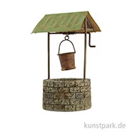 Artikelbild des Artikels “Miniatur Steinbrunnen mit Dach 13 cm “