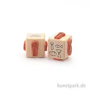 Artikelbild des Artikels “Stempel - 4 christliche Motive - Würfel “