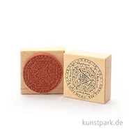 Artikelbild des Artikels “Stempel - Die vier Elemente Erde, Feuer, Luft und Wasser - 7x7 cm “