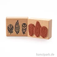 Artikelbild des Artikels “Stempel - Drei Federn, 5 x 6 cm “