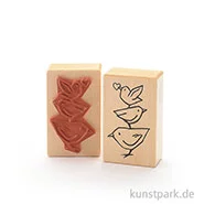 Artikelbild des Artikels “Stempel - Drei Vögel mit Herz - 5x8 cm “