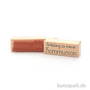 Artikelbild des Artikels “Stempel - Einladung zu meiner Kommunion II - 3x8 cm “