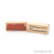 Artikelbild des Artikels “Stempel - Einladung zu meiner Kommunion - 3x8 cm “