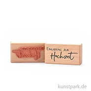 Artikelbild des Artikels “Stempel - Einladung zur Hochzeit, 4x6 cm “