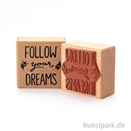 Artikelbild des Artikels “Stempel - Follow your Dreams, 5 x 5 cm “