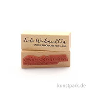 Artikelbild des Artikels “Stempel - Frohe Weihnachten und ein glückliches neues Jahr, 3x9 cm “