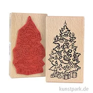 Artikelbild des Artikels “Stempel - Geschmückter Weihnachtsbaum - 7x12 cm “