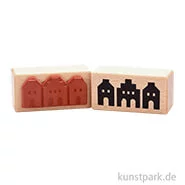 Artikelbild des Artikels “Stempel - Häuser aus Münster, 3 x 6 cm “