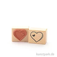 Artikelbild des Artikels “Stempel - Herz mit Herz - 4x5 cm “