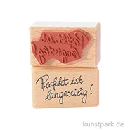 Artikelbild des Artikels “Stempel - Perfekt ist langweilig, 3 x 5 cm “