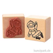 Artikelbild des Artikels “Stempel - Santa Claus hangelt, 4 x 4 cm “
