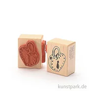 Artikelbild des Artikels “Stempel - Herz Schloss und Schlüssel - 4x5 cm “