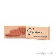 Artikelbild des Artikels “Stempel - Schön, dass Du da bist, 4x7 cm “