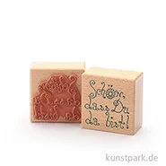 Artikelbild des Artikels “Stempel - Schön, dass Du da bist - 5x5 cm “