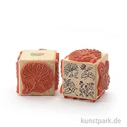 Artikelbild des Artikels “Stempel - Vier florale Muster - Würfel “
