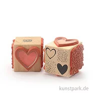 Artikelbild des Artikels “Stempel - Vier herzliche Motive - Würfel “