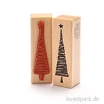 Artikelbild des Artikels “Stempel - Weihnachtsbaum mit Streifen, 3x9 cm “