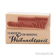 Artikelbild des Artikels “Stempel - Wundervolle Weihnachtszeit, 3 x 9 cm “
