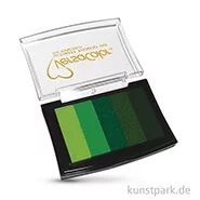 Artikelbild des Artikels “Stempelkissen Versacolor - Grün-Töne, 5 Farben sortiert “