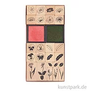 Artikelbild des Artikels “Stempelset - Futschikato Blumen mit 24 Holzstempeln + Stempelkissen “