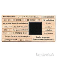 Artikelbild des Artikels “Stempelset - La Vie en Rose, Poesiealbum, 19 Stempel + Stempelkissen “