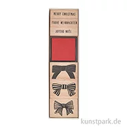 Artikelbild des Artikels “Stempelset - Schleifen mit 6 Holzstempeln + Stempelkissen “