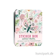 Artikelbild des Artikels “Sticker Box - Lovely Pastel, 225 Aufkleber, Topp Verlag “