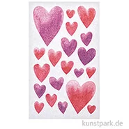 Artikelbild des Artikels “Sticker - Herzen, Aquarell “