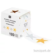 Artikelbild des Artikels “Sticker - Sterne, Gold-Silber, Holographisch, 120 Aufkleber “