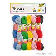 Artikelbild des Artikels “Stickgarn Basic Set, 10 Stück à 40m, in 10 Farben sortiert “