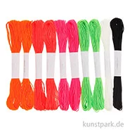 Artikelbild des Artikels “Stickgarn Neon Set, je 8 m, 10-teilig “