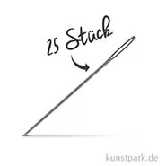 Artikelbild des Artikels “Sticknadeln mit stumpfer Spitze - 25 Stück 42 mm“