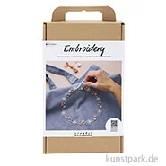 Artikelbild des Artikels “Stickset für Anfänger - Tragetasche, Taubenblau “