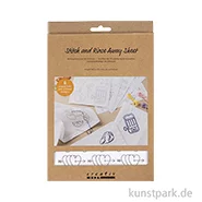 Artikelbild des Artikels “Stickvliese, Wasserlöslich, A5, 6 Blatt, Deko-Designs “