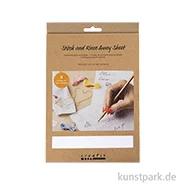 Artikelbild des Artikels “Stickvliese, Wasserlöslich, A5, 8 Blatt, Blanko-Weiß “