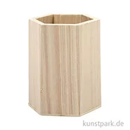 Artikelbild des Artikels “Stifthalter aus Holz - Sechseckig “