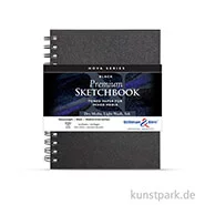 Artikelbild des Artikels “Stillman & Birn Skizzenbuch NOVA Black Spiral, 50 Blatt, 150g 15,2 x 20,3 cm“