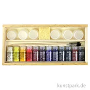 Artikelbild des Artikels “STOCKMAR Aquarellfarben Holzkasten mit 12 Farben und Zubehör “
