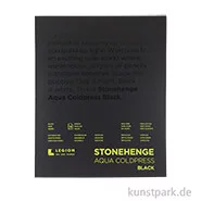 Artikelbild des Artikels “Stonehenge Aqua BLACK Textured, Aquarellblock 300g 20 x 25 cm“