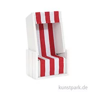 Artikelbild des Artikels “Mini Strandkorb - Rot-Weiß, 12x7x4,5 cm “