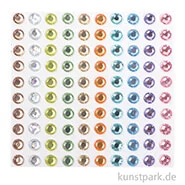 Artikelbild des Artikels “Strasssteine selbstklebend, Pastellfarben, 5 mm, 100 Stück “