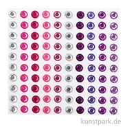 Artikelbild des Artikels “Strasssteine selbstklebend, Pink & Lilatöne, 5 mm, 100 Stück “