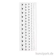 Artikelbild des Artikels “Strasssteine selbstklebend, Silber, 5 Größen, 114 Stück “