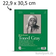 Artikelbild des Artikels “Strathmore Artist Paper 400 - Skizzenpapier Grey, 118g 22,9 x 30,5 cm - 50 Blatt“