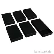 Artikelbild des Artikels “Streichholzschachteln, Groß, Schwarz, 11 x 6,5 x 2 cm, 6 Stück “
