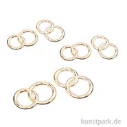 Artikelbild des Artikels “Streuteile - Hochzeit, Ringe, ca. 2 cm, Gold, 6 Stück “